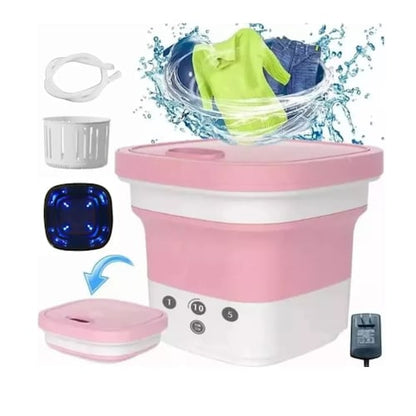 Lavadora Plegable 4,5L • Pequeña • Potente • Portátil