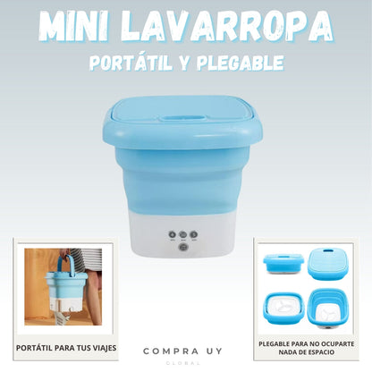 Lavadora Plegable 4,5L • Pequeña • Potente • Portátil